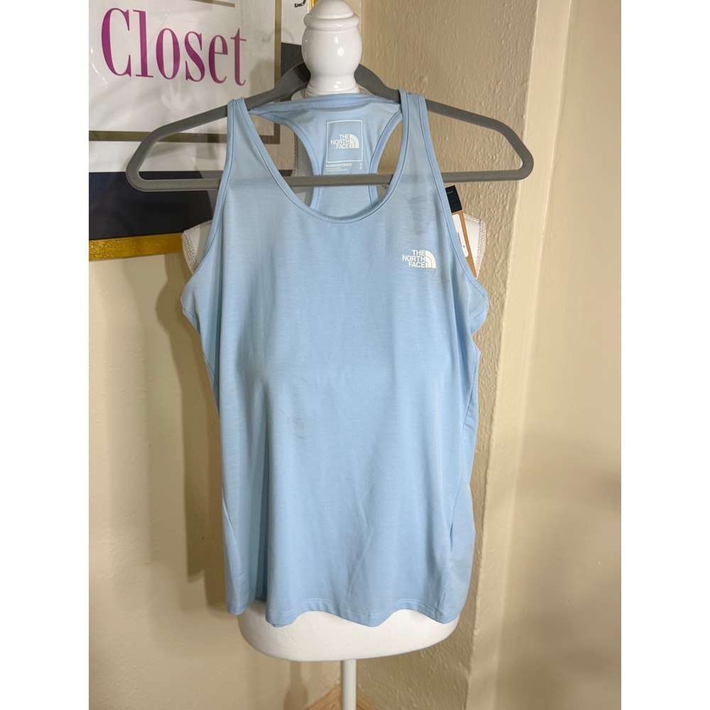 The North Face Light Blue Racerback Tank Top